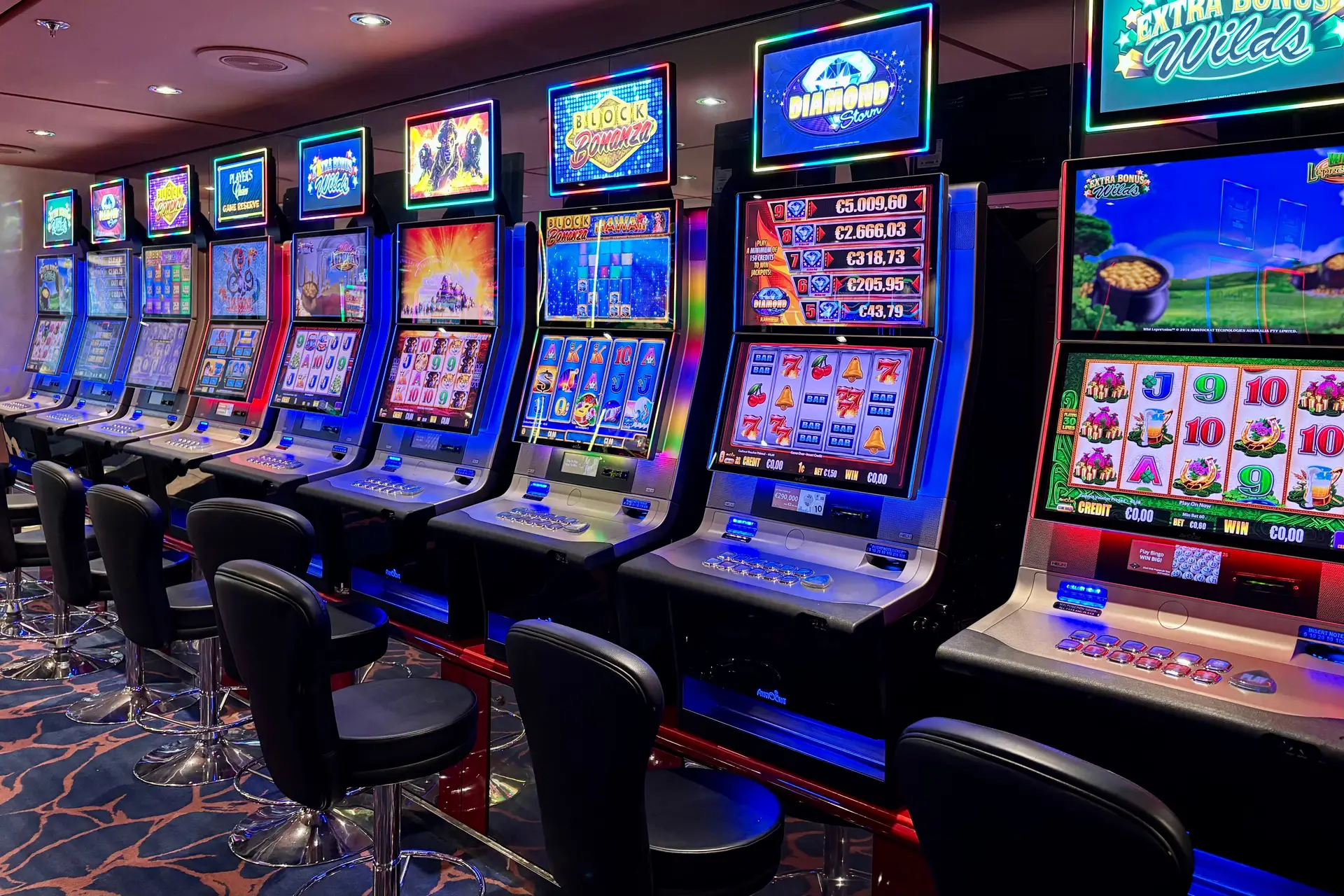 Electronic gaming terminals