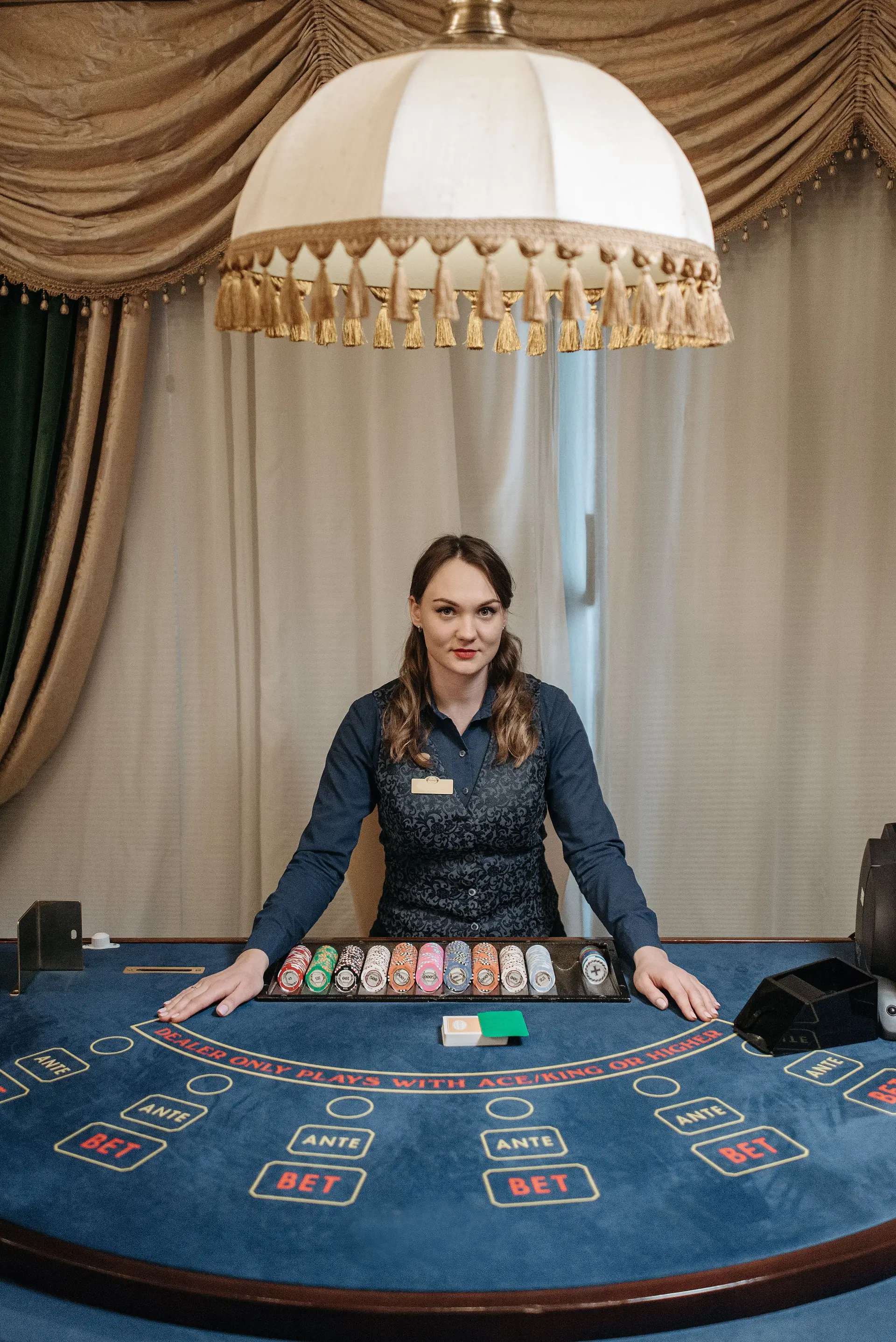 Blackjack table